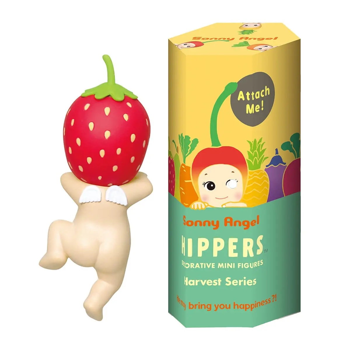 Cute Style Fruit Hipper  | Kawaii Mini Collectible | Phone & Monitor Decoration | Adorable Animal Series Toy