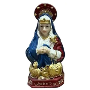 Metresili (Metres Ezili) Resin Figurines - 5", 8", and 12" Spiritual Decor Options, Multi-Size
