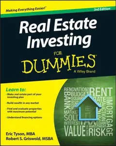 USED-Real Estate Investing for Dummies by Tyson, Eric (Paperback)