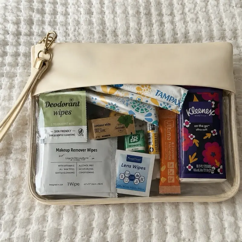 On-the-Go Mom Essentials Kit | Diaper Bag Emergency Kit | Purse Organizer | Travel Essentials for Moms | Baby Shower Gift