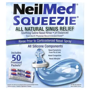 Squip NeilMed® Squeezie®, All Natural Sinus Relief, 1 Kit
