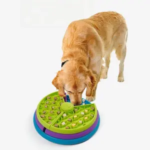 Three-Tier Turntable Maze Slow Feeder Bowl for Dogs, Anti-Choke Slow Eating Basin, Suitable for Large and Small Dogs, Prevents Spilling Pet Bowls, Puzzle Feeder Feeding