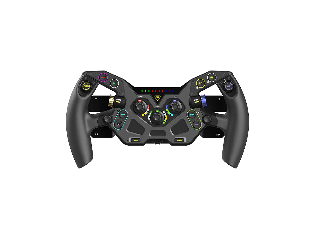 Turtle Beach VelocityOne F-RX Formula Wheel for Xbox Series X|S, Xbox One & Windows PC – For VelocityOne Race & VelocityOne KD3 Wheelbases, Hall-Effect Clutch Paddles, Magnetic Paddle Shifters