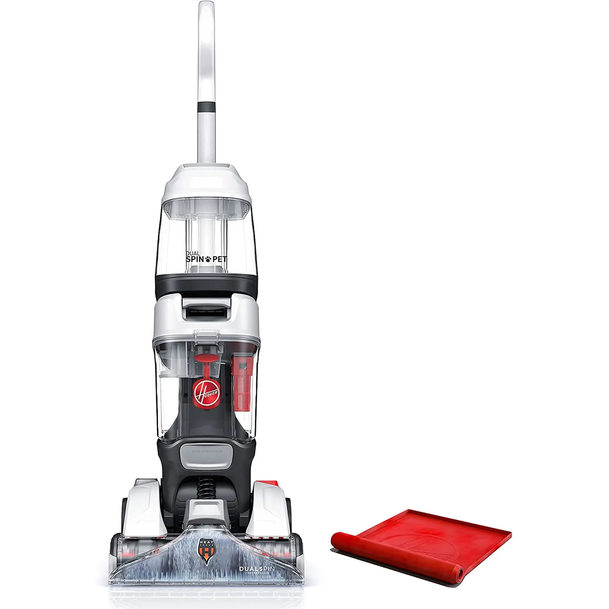Hoover Dual Spin Pet Plus Carpet Cleaner Machine, for Carpet, Rugs, and Upholstery, Pet Tool Attachment, Trial Size Formula Included, FH54050V