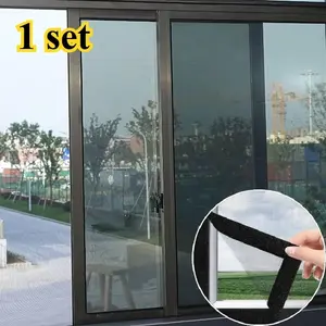 Durable Hardware Material Easy-Cut Self-Adhesive Mosquito Net Set, Ideal for Home Use and Insect Protection, Simple Installation and Removal