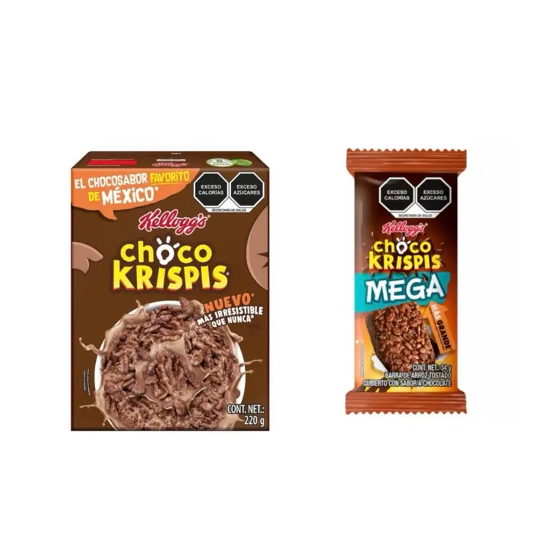 Choco Krispis Kellogg’s Cereal 290g y Barra 34g