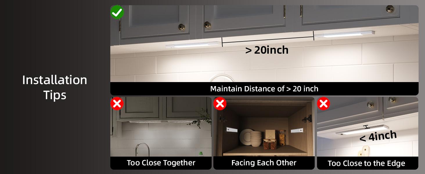 EZVALO Under Cabinet Lights with Charging Station, 2000mAh Rechargeable Motion Sensor Light Indoor, 3 Color Temps, Remote Control, Timer, Dimmable Wireless Closet Lighting for Kitchen, Wardrobe, Pantry, No Drilling, Mother's Day Gift Renter-Friendly tikto