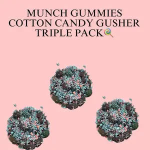 Munch Gummies ~ Cotton Gush Triple Pack