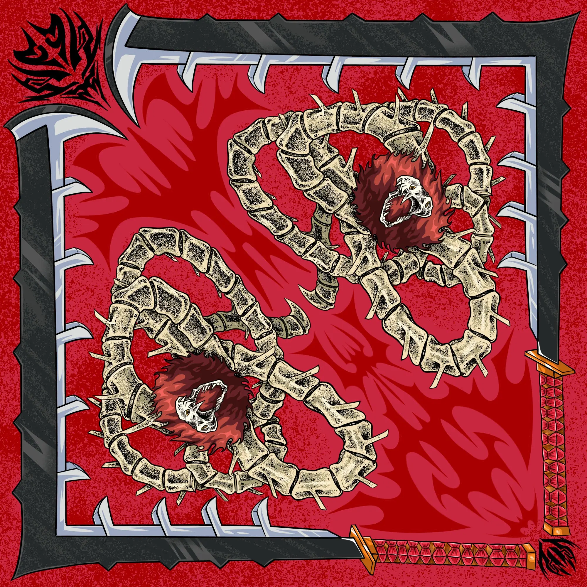 Snake Tail Bandana Snake Tail Bandana