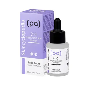 Skincyclopedia Pure Polyglutamic Complex Serum, Anti Aging Peptide Moisturizer, Concentrated Hydrator, Ultra Skin Brightening Facial Serum, Stimulates Natural Collagen, Wrinkle Reducer & Age Spots.