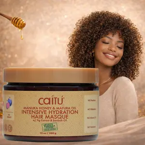 Manuka Honey Hair Mask for Dry & Curly Hair | Intensive Deep Conditioning & Smooth Feel