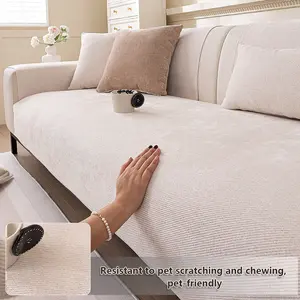 Classic Solid Color Sofa Cushion, All-Season Anti-Slip Seat Pad, Comfortable Indoor Outdoor Use, Soft Sofa Protector