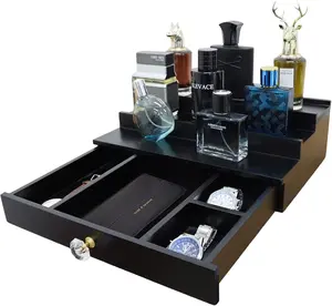 Wooden Cologne Organizer, Bathroom Organizers,Organizer For Men, Cologne Stand,Perfume Tray,Perfume Stand,Cologne Holder,Toothbrush Holders,Bathroom Shelf,Counter Storage,Brush Holder,Durable Storage Organizer