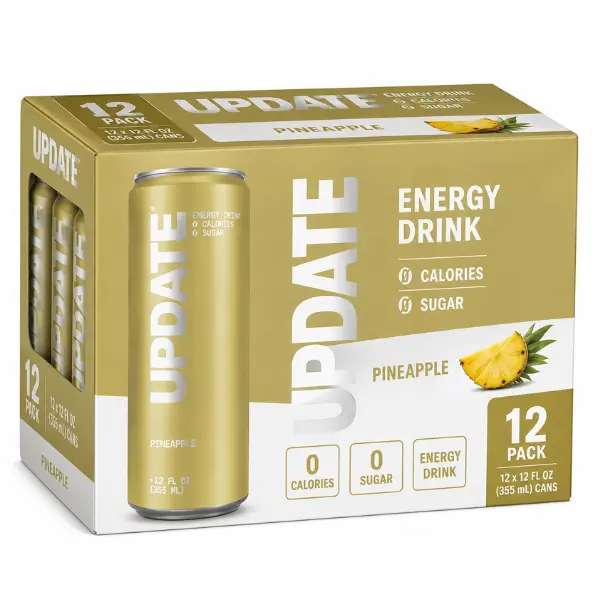 0 Sugar Sport Energy Beverage - Updated Pineapple Flavor, 12 fl oz Can