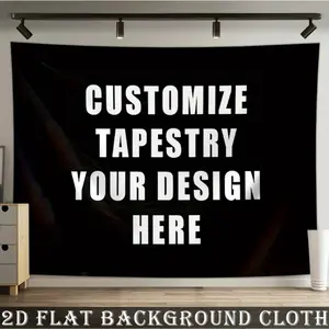 Custom Style Linen Cloth Tapestry - 1pc Large Personalized Photo/Text Artwork Print Banner, Room Wall Hanging for Birthdays, Weddings, Home Party Decor, Giftable Room Wallpaper, Artwork Tapestries, Custom Style Tapestries
