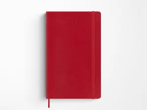 Moleskine 2027 Daily Planner - Scarlet Red Soft Cover