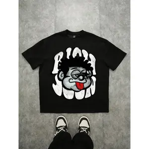 100% Cotton Golf Gift T-Shirt For Men and Women Manfinity ZONE917 Oversized Drop Shoulder Graphic Print Distressed Black T-Shirt For Men