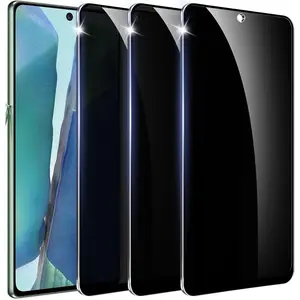 [3+1 Pack] Designed for Samsung Galaxy Note 20 Privacy Screen Protector, 9H Tempered Glass[Not Support Fingerprint Unlock] AntiSpy Film Compatible for Samsung Note20 5G