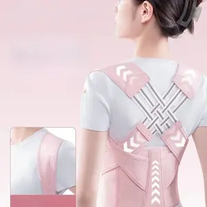 Hunchback orthotics Men and women posture straightener with adult invisible posture correction scoliosis straight posture straightener with artifact Healthcare Support Braces Tool Lotus Root Color