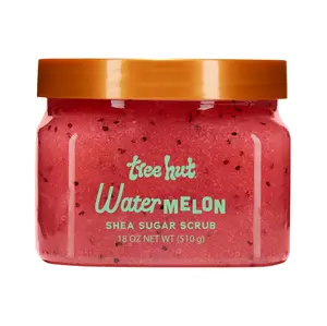 Tree Hut Watermelon Shea Sugar Scrub 18 oz Exfoliating Hydrating Moisturizing Body Scrub with Shea Butter & Nourishing Essential Oils for Smooth Soften Skin
