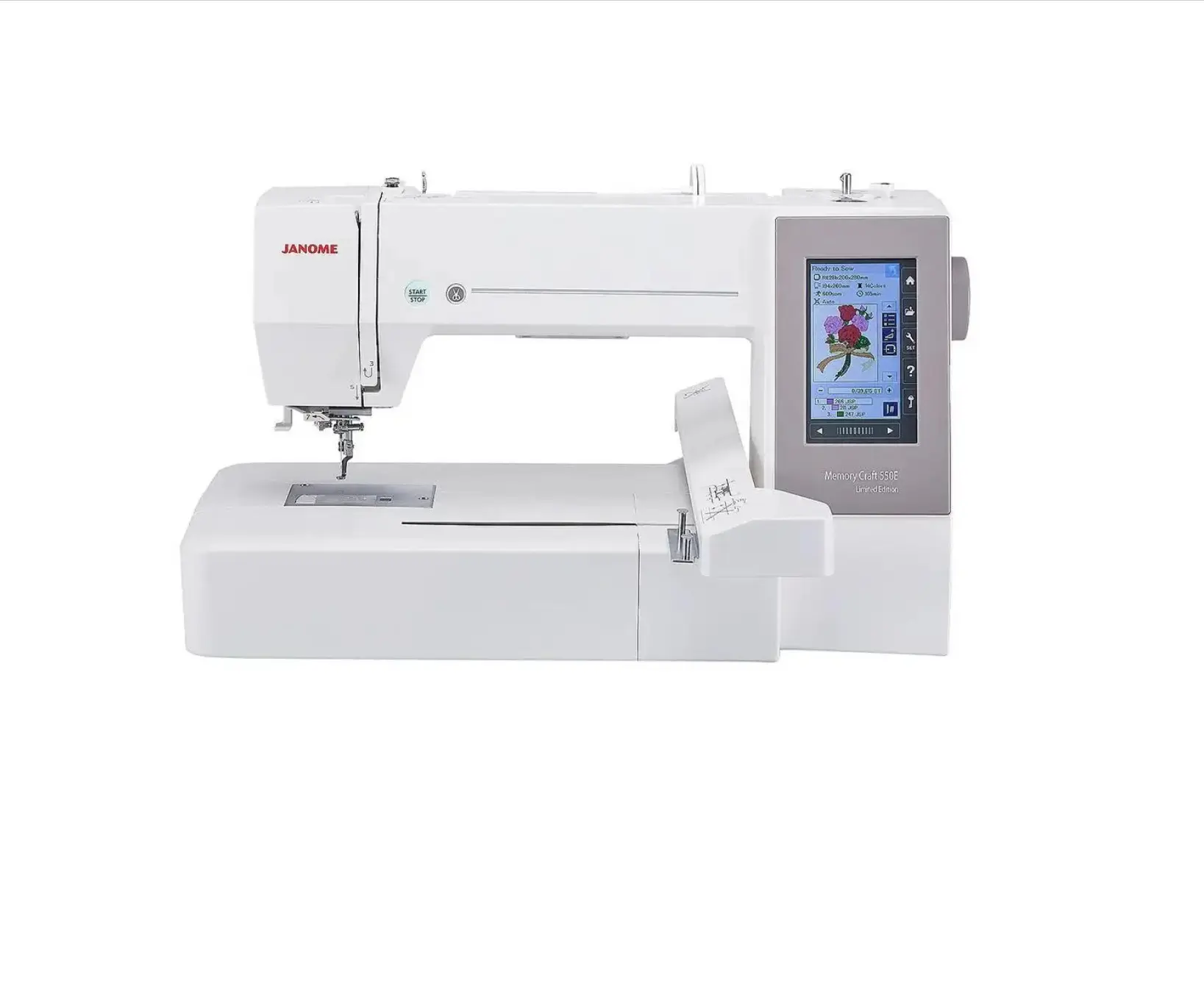 Janome Sewing Machine with Touchscreen Display and Advanced Features for Home and Professional Use