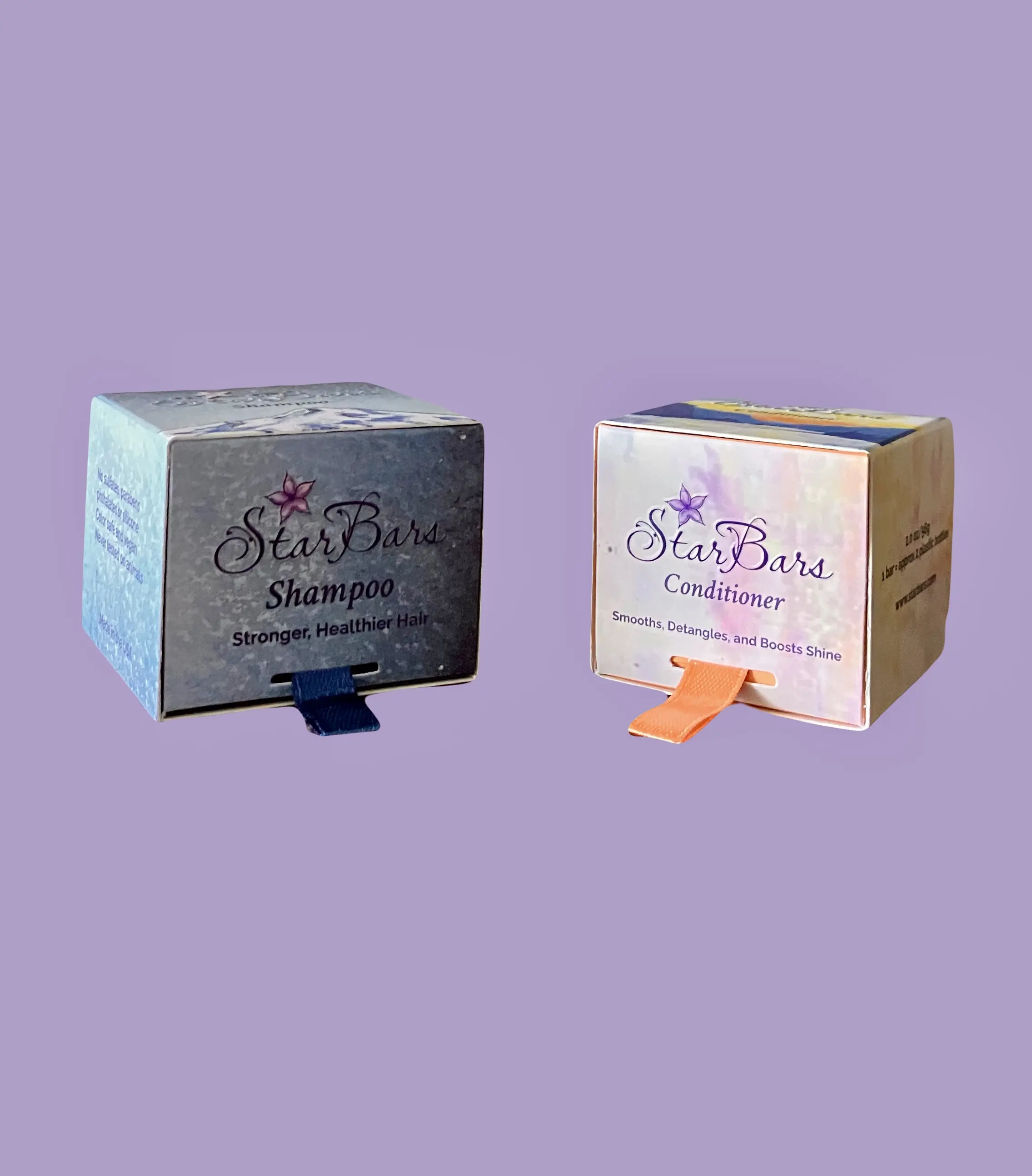 StarBars Freedom Shampoo and Conditioner Bar Combo - FRAGRANCE FREE, natural and handmade, plastic free, hair growth, for all hair types.