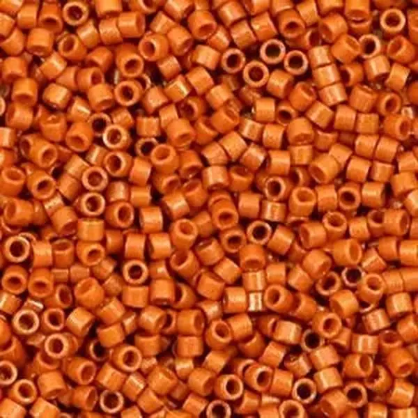 Flame Orange Duracoat 11/0 Delica Seed Beads || DB-2352  |   11/0 delica beads || DB2352