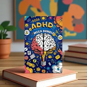 Daily Planner with Hourly Schedule | 2026 Daily Planning Agenda - 7 in 1 Food Diary for Tasks Habits Health Cleaning Travel Home