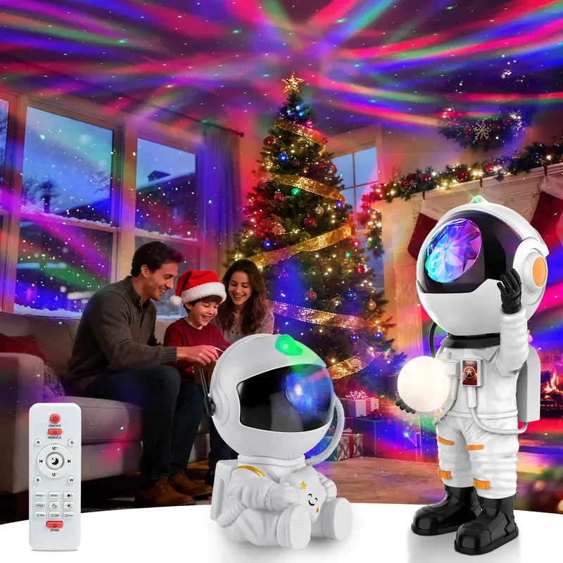 Rossetta Astronaut Galaxy Projector, LED Night Light for Kids with Timer and Remote, Home Decor, Gifts for Adults,Teens, Birthday Party