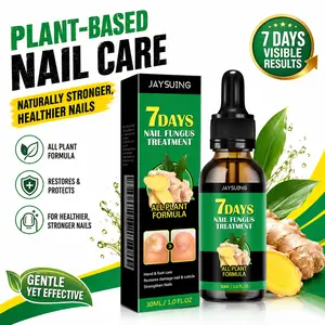 7-Day Ginger Extract Anti-Fungal Nail Repair Serum - Oil-Based Natural Moisturizer, Nail Care Onychomycosis Remedy for Adults, Infection Protection, Growth Support