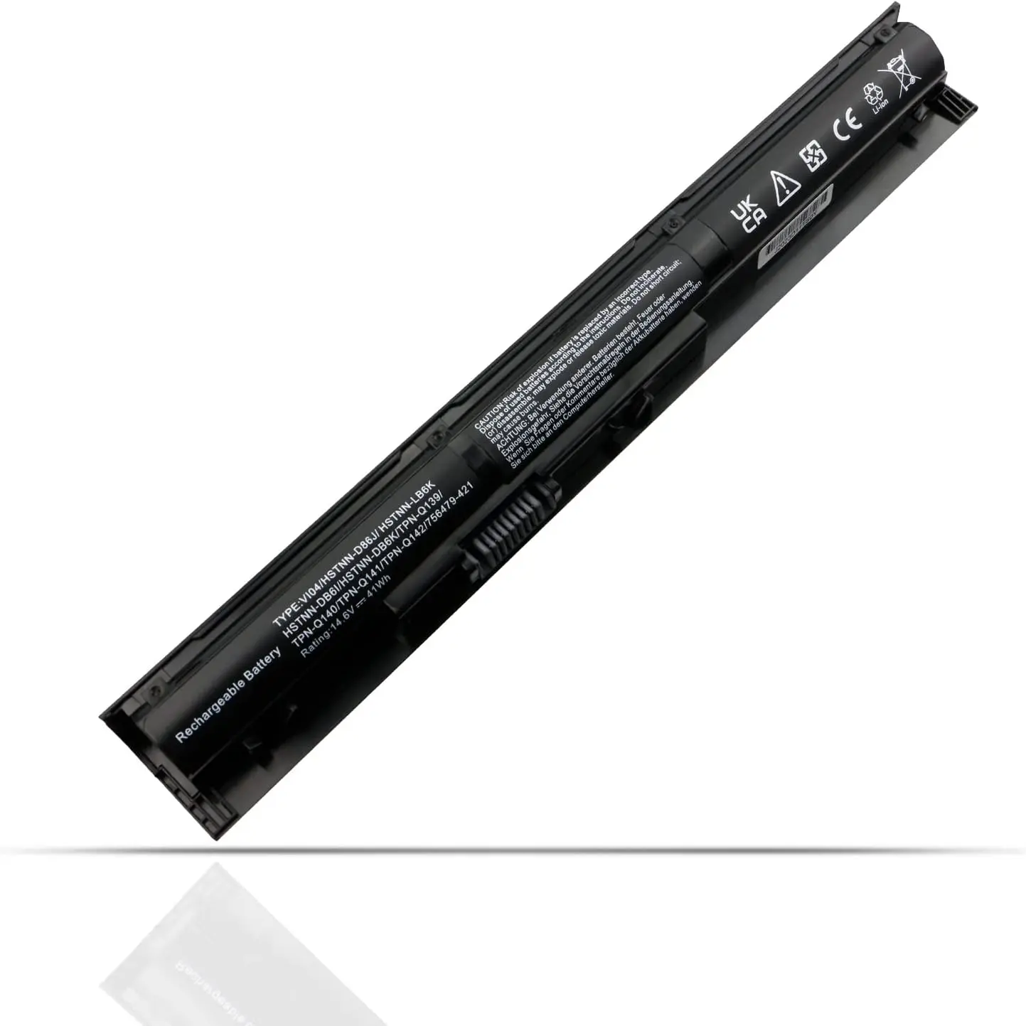 【VI04】756743-001 Battery Replacement for HP ProBook 440 G2 450 G2 TPN Q139 Q140 Q141 Q142 Q143 fit for HP Envy 14 15 17 Series Spare 756743-001 756745-001 756479-421 HSTNN-DB6K HSTNN-LB6K