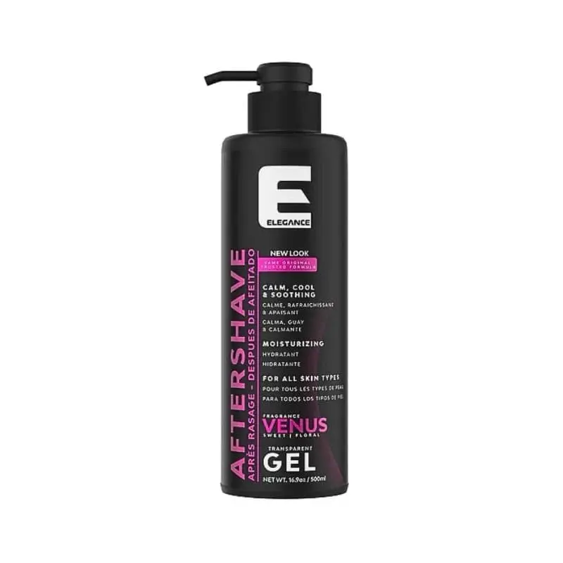 ELEGANCE Gentle Fragrance After-Shave, Venus 500ml Body Care Product with Pleasant Scent & Aroma
