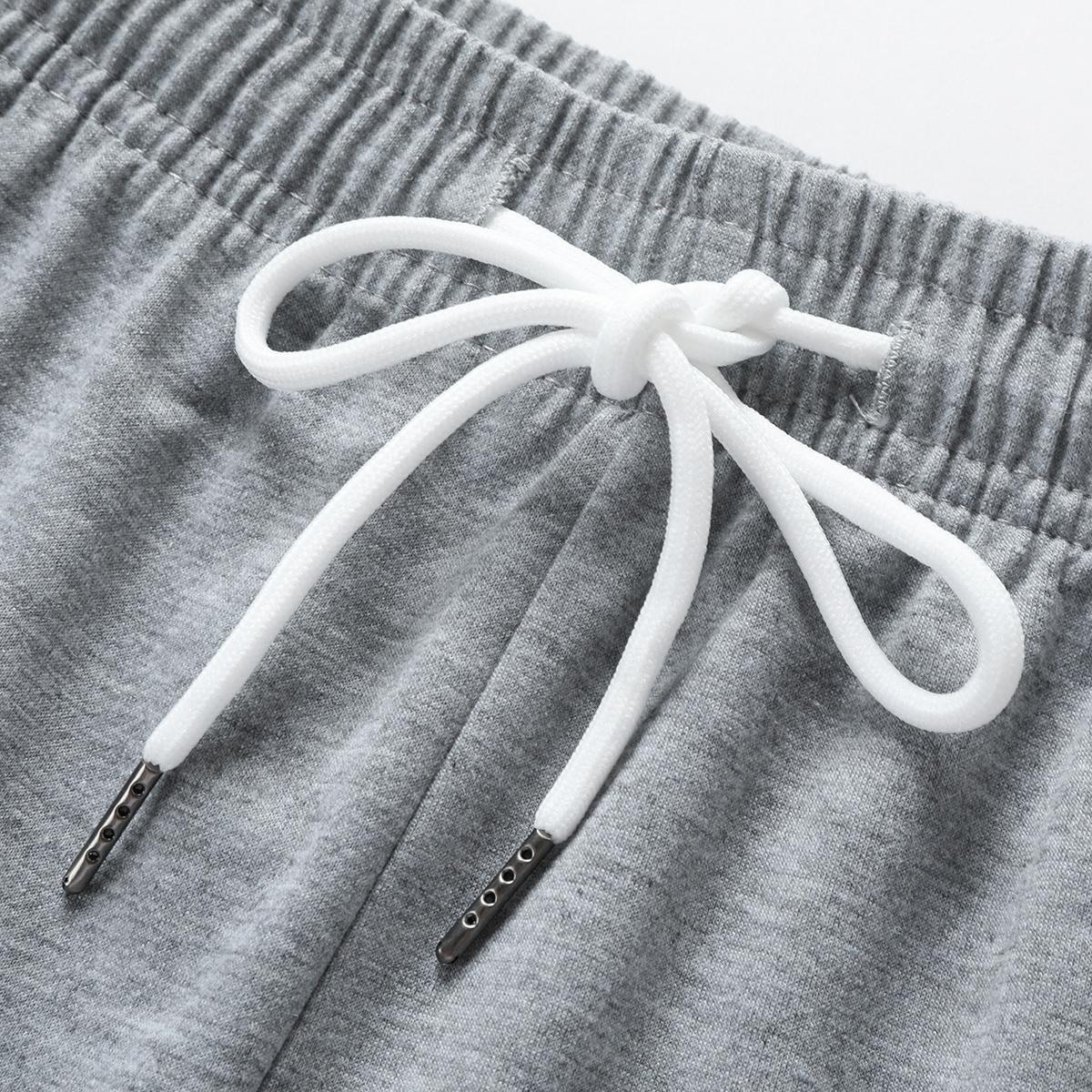 Women’s casual shorts, athletic shorts, lounge shorts, solid color, drawstring elastic waistband, suitable for casual wear and outdoor sports/yoga, women’s shorts, summer clothing