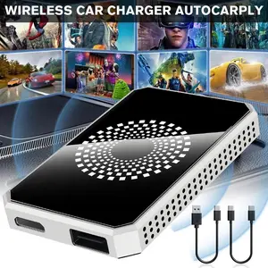 Screen Mirroring Adapter for Car, Netflix Youtube Tiktok Google Play, 3-In-1 Wireless Streaming, Compatible with Original Carplay Cars