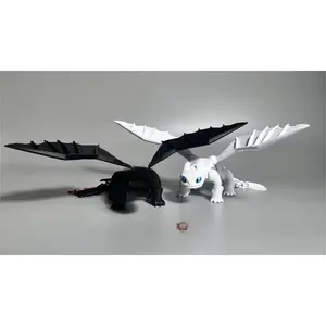 Toothless Figurine - How to Train Your Dragon Collection Decor Gift Print Shelf Ornaments Decoration Tail