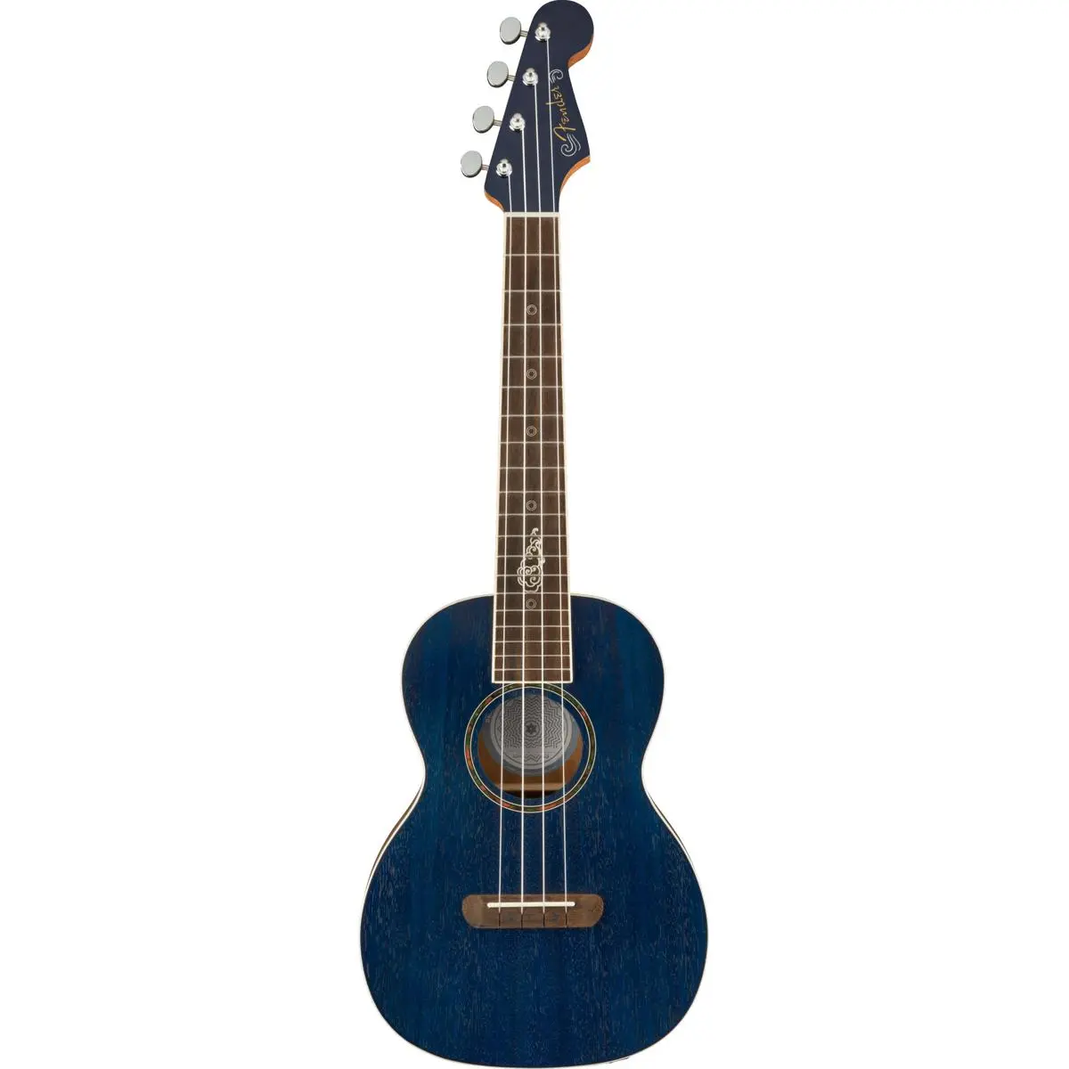 Fender Dhani Harrison Ukulele, Walnut Fingerboard, Sapphire Blue