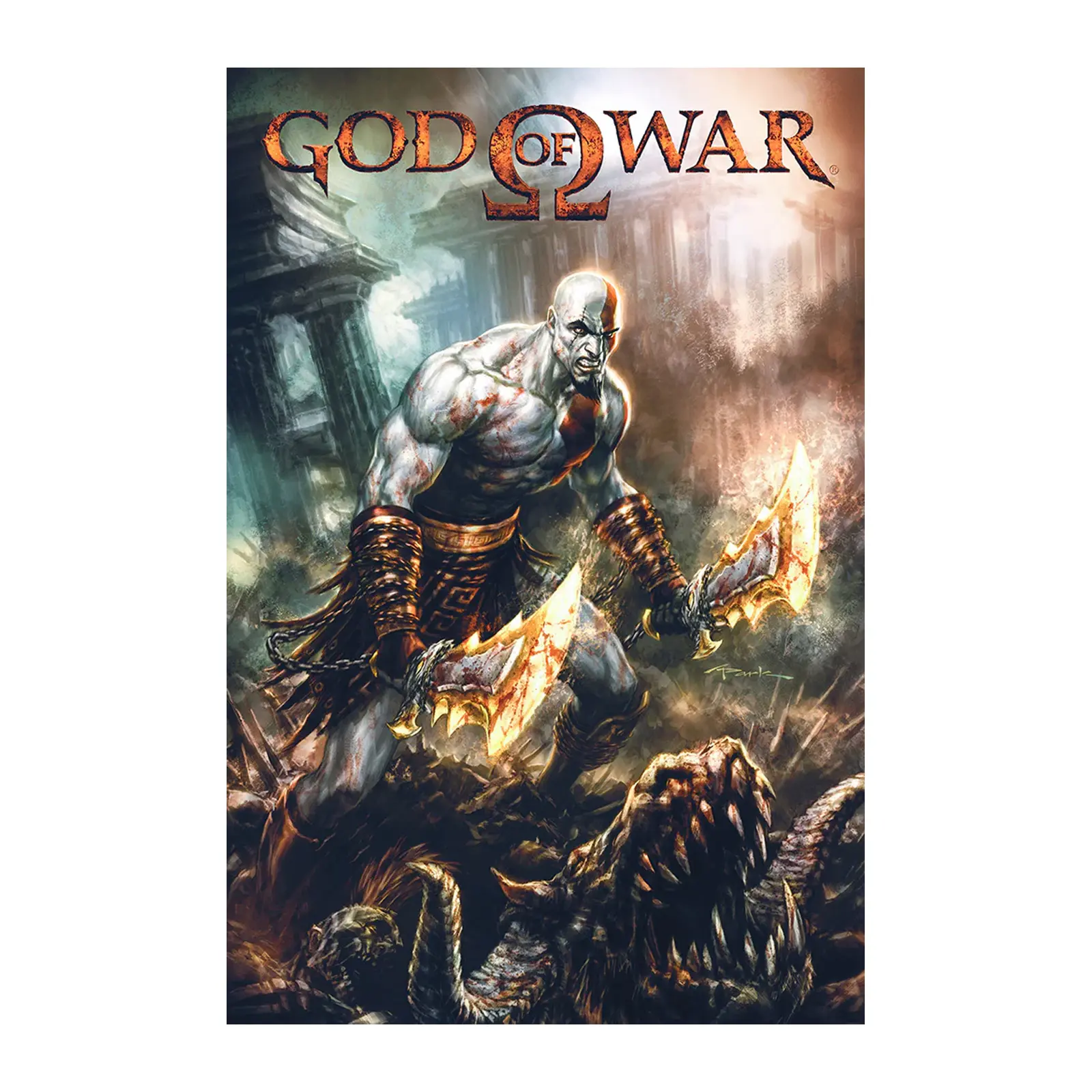 God of War Gaming Poster Video Games Premium Wall Art Poster Unframed HD Print Home Office Decor Unique Trendy Gift