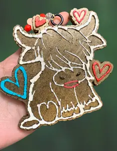 Highland Cow Car Freshie