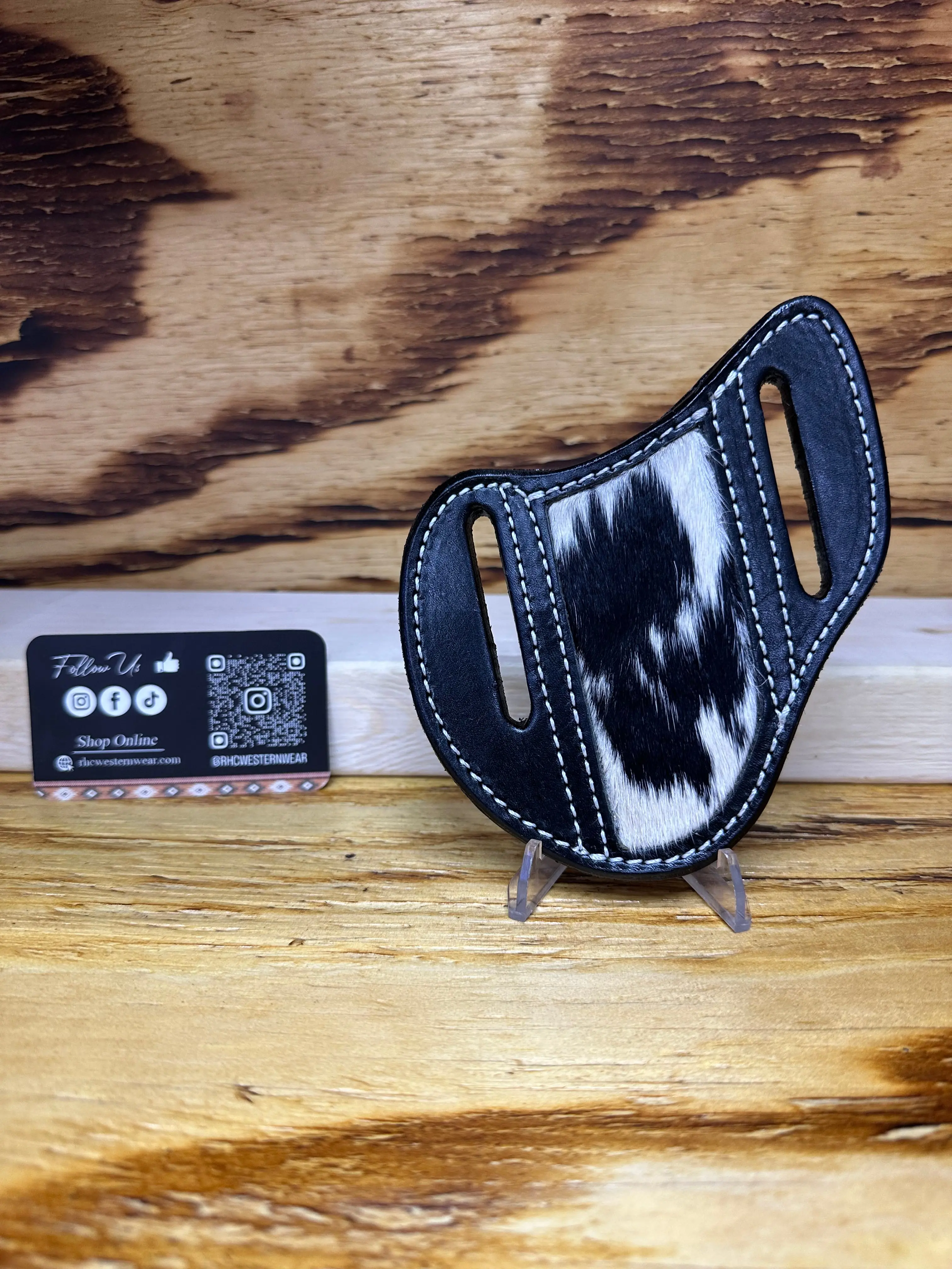 Belt Leather K Sheath C-Hide Black 2015