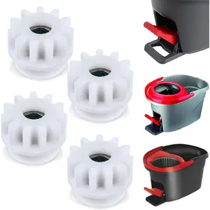 4 count Spin Mop Replacement , Pedal Bearing Replacement for Ocedar Mop Bucket One Way Clutch Gear Sprockets Repair Compatible with 90% Rotation Mops Bucket on The Market