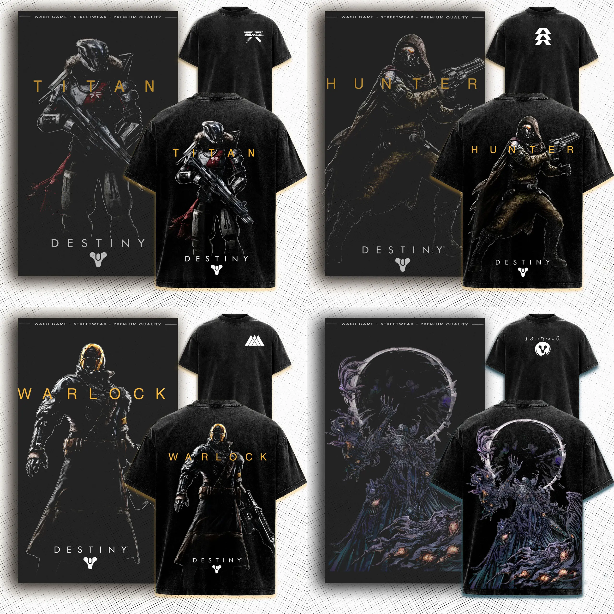 4 Design Destiny 2 Vintage Washed Graphic Tee, Oversized Cotton Unisex T-Shirt, Heavyweight Retro Gamer Streetwear Shirt, Sci Fi Guardian Inspired Apparel, Premium Gaming Fan Gift, Collectible Fantasy RPG Fashion, Soft Vintage Cotton Tee