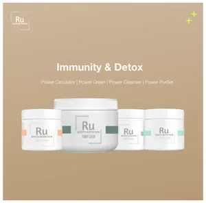 Roots Nutrition Immunity Detox Wellness Pack | Herbal Wellness Supplement Bundle | Power Green Powder + Power Circulator Capsules