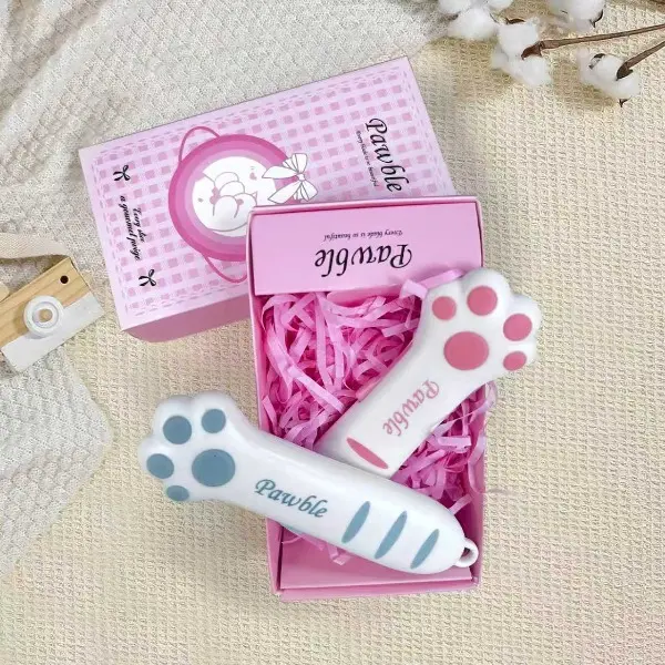 Cute Cat Paw Alloy Steel Blade Cutting Tool - Alloy Cutters, Craft Cutting Tool for Handicrafts, Office Use - Ideal Small Gift for Handicraft Enthusiasts, Decorative Cutter