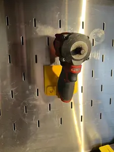 M12 Tool Holder | Hutch Mount for Snap-on/Icon/US General Series 2 | Milwaukee M12 Toolbox Accessory Heavy Duty