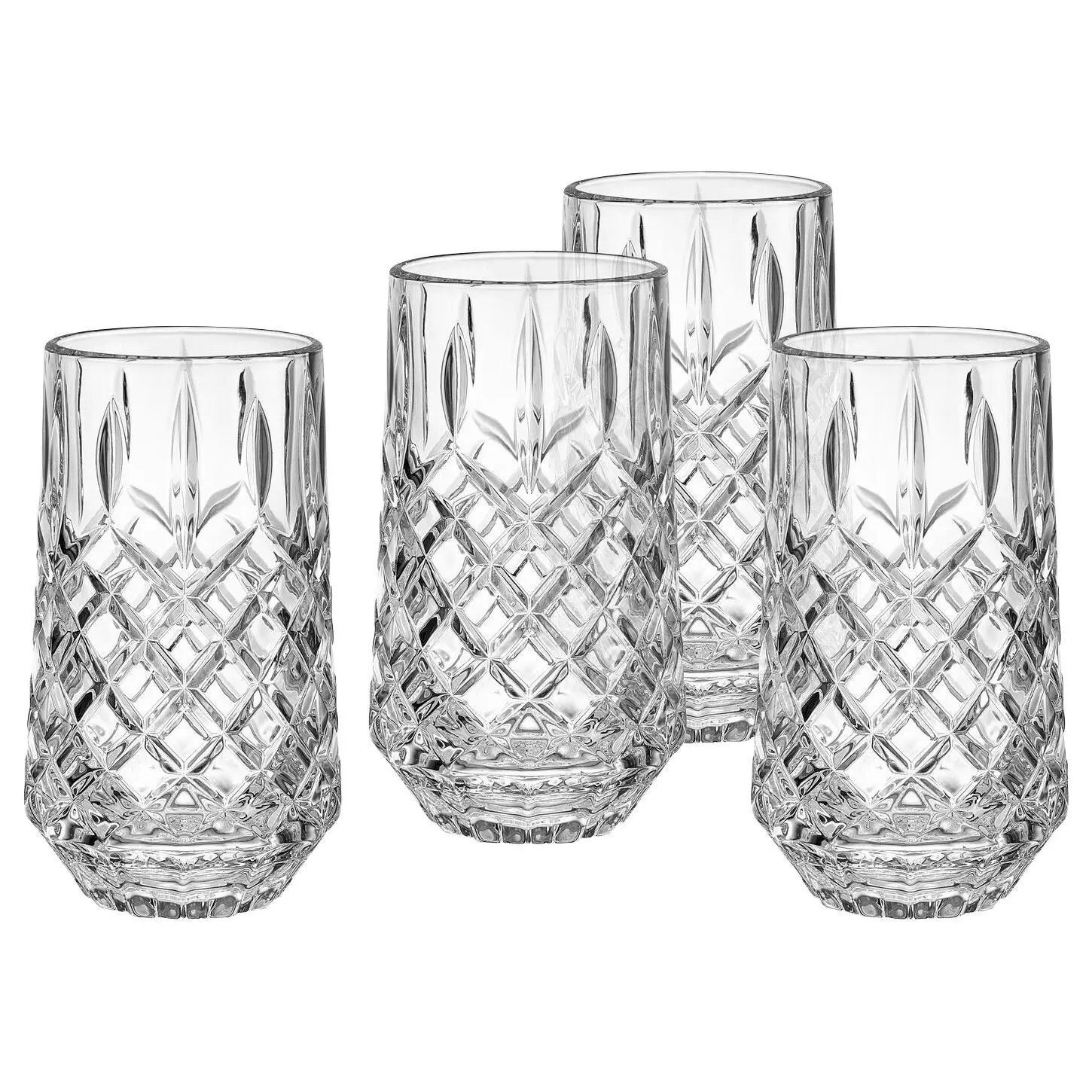 Mikasa Wesley Set of 4 Highball Glass Mikasa Wesley Set of 4 Highball Glass