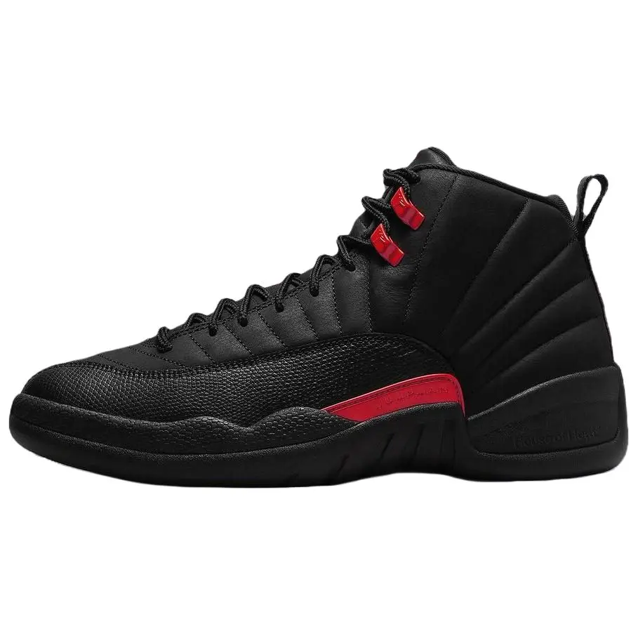 Jordan Air Jordan 12 'Bloodline' Mid-Top Basketball Shoes Men's Black Red
