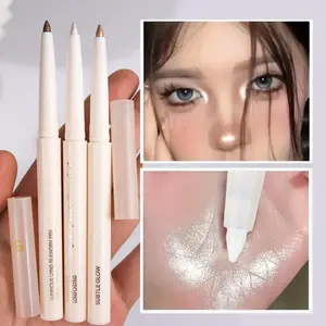 1PC Glittering High-gloss Highlighter, Eye Highlight, High Shine Makeup, Anti-smudge, Light Texture, Silky, Thin Glitter Finish, Durable and Convenient, Suitable for Festival and Stage Makeup
