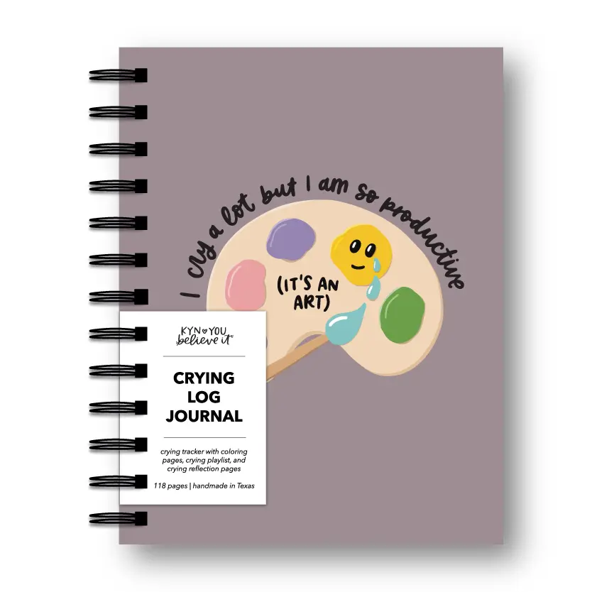 Cry A Lot / Productive Mini Crying Log - Daily Emotions Tracker ...