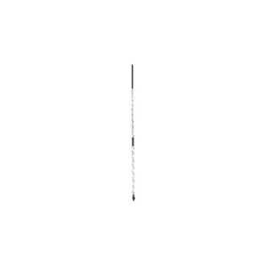Procomm  4 ft. Fiberglass Whip Antenna - White