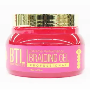 BTL Braiding Gel - Strong Hold Hair Gel for Secure Braids, Haircare & Styling Product, Hair Care Products